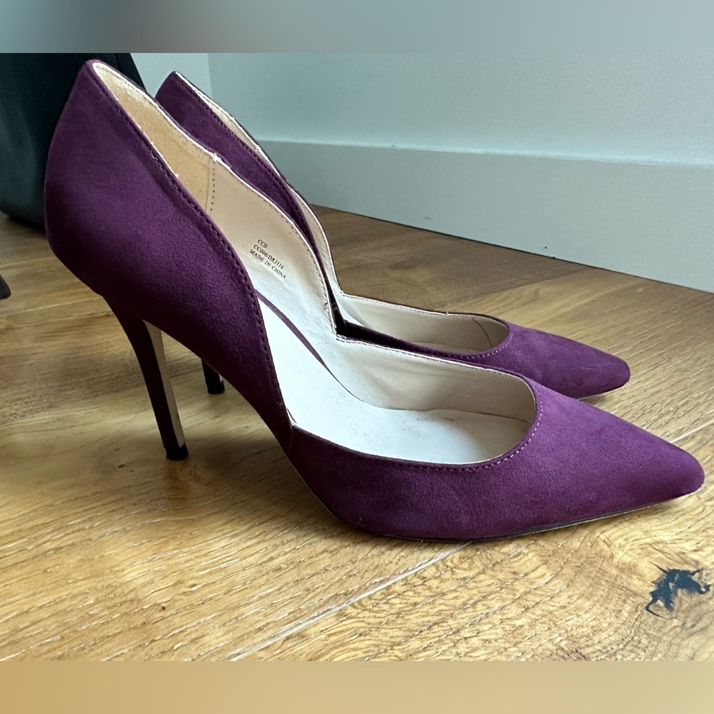Charles by Charles David heels plum suede size 8.5